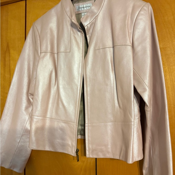 Preston & York Jackets & Blazers - Preston & York Blush Leather Jacket
